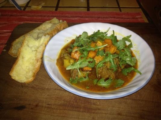 crock pot glutenvrije Marokkaanse geitenstoofpot