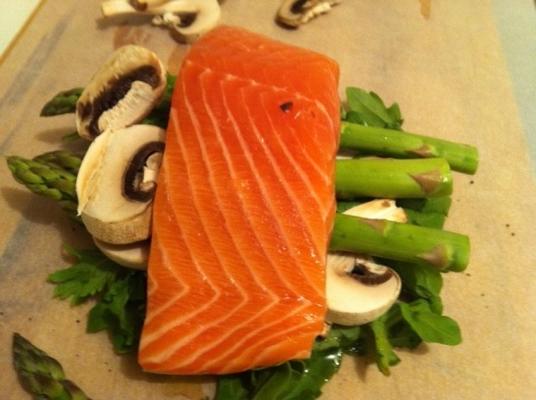 salmon en papillote (aziatische twist)