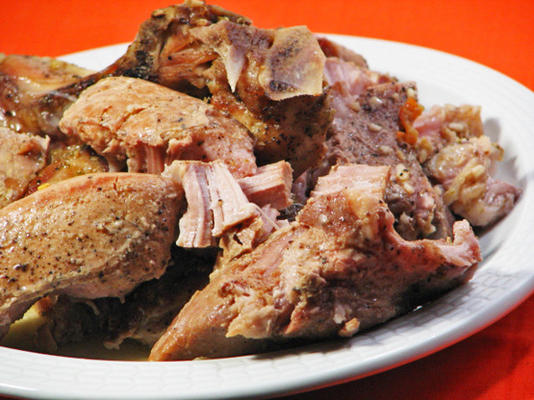 varkensribbetjes van het land - ole! (crock pot)