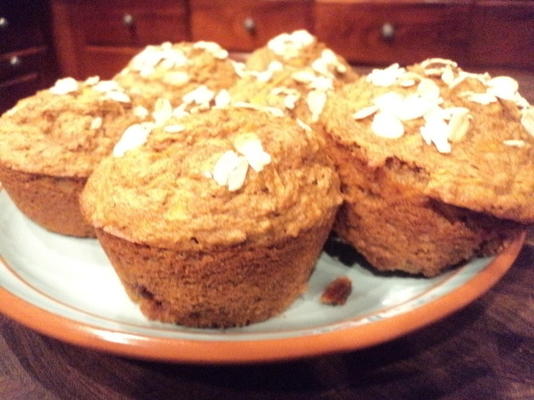 ww wortel zemelen muffins