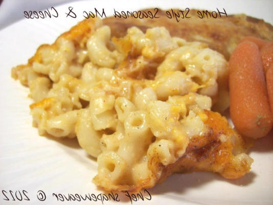 huisstijl gekruide mac en kaas