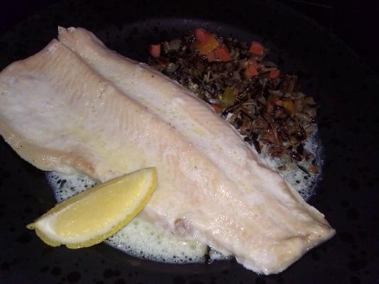 forel gebakken in melk
