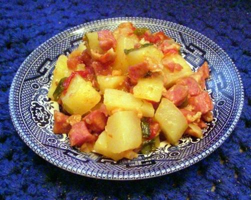 Germanfest aardappelsalade skillet diner
