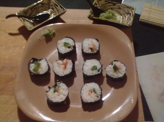 sushi..gemakkelijk zelfgemaakte stijl