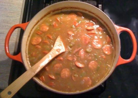 eend en andouille gumbo