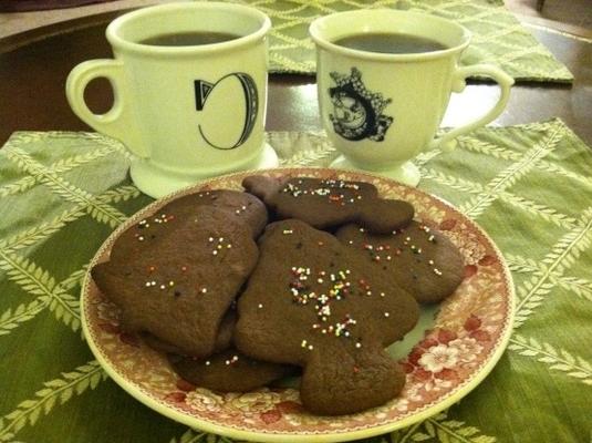 chocolate kriss kringle cookies