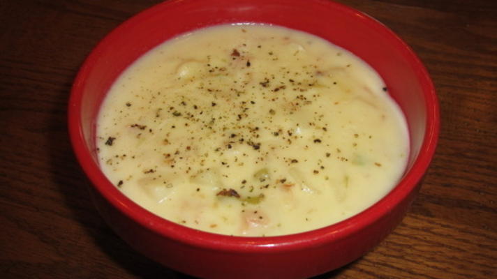 dikke en stevige New England clam chowder