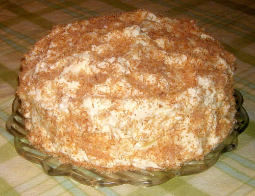 verse kokos cake uit de hemel