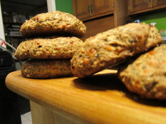 verbruikte graan-cheddar scones