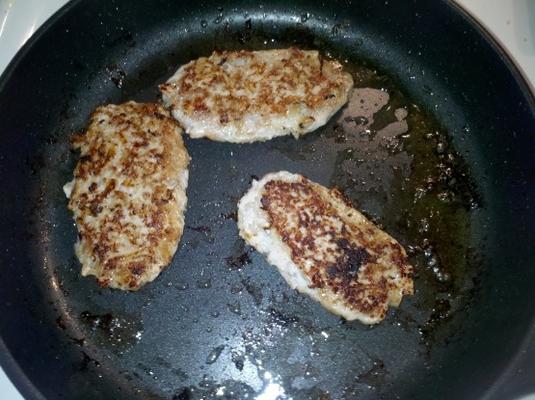 Perzische kotelet (kotlet) met gemalen kalkoen