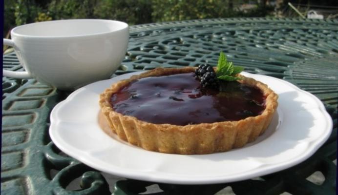 kwark en braambessentaartjes