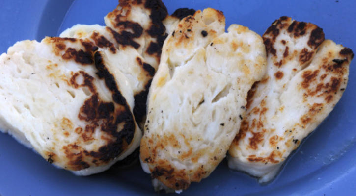 akrotiri: gefrituurde halloumi