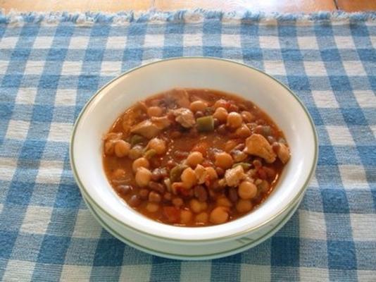 De bijna beroemde crockpot gebakken bonen van Jim