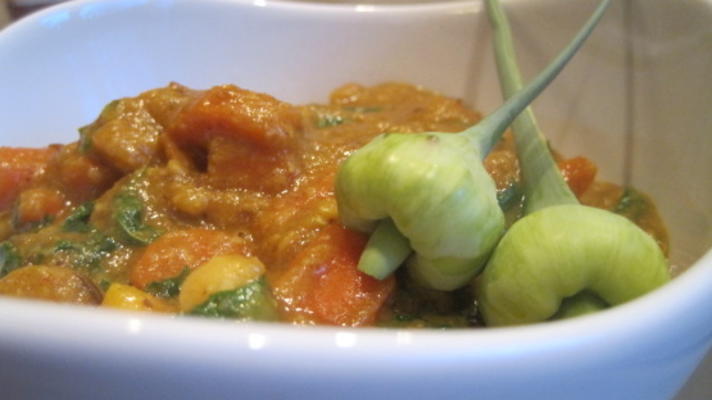 zoete en pittige curry groenten