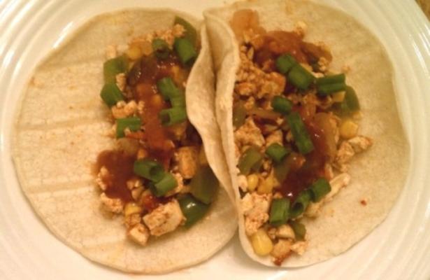 tofu scramble taco's