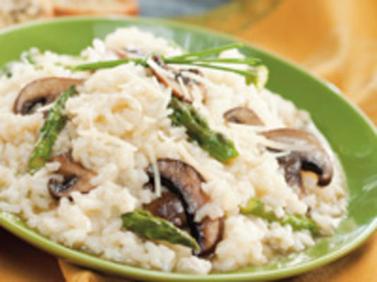 risotto van asperges en champignons