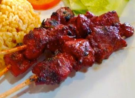 tandoori kip saté hapjes (gemakkelijk gemaakt)