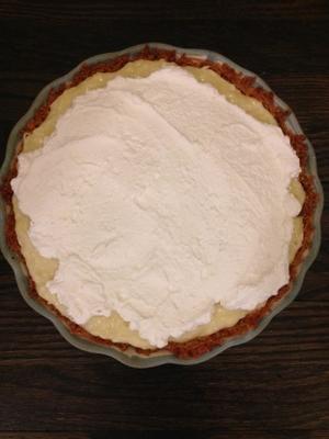 witte chocolade kokos slagroomtaart