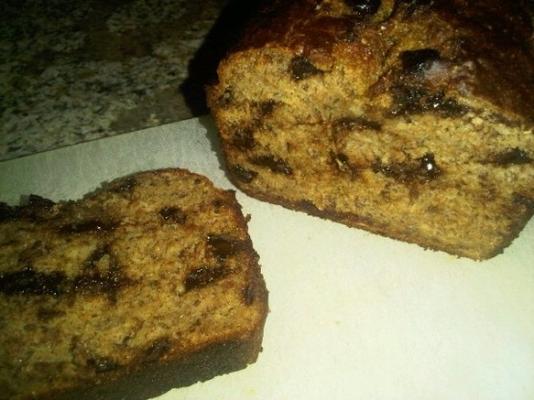 banaan vlas chocolade chip brood