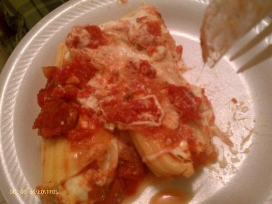 gebakken kaas manicotti
