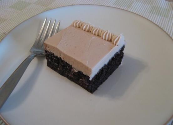 chocolade mokka cake met buttercream mokka suikerglazuur