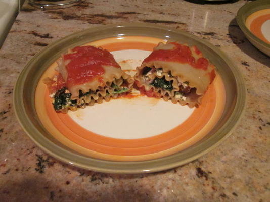 veganistische lasagna rollatini