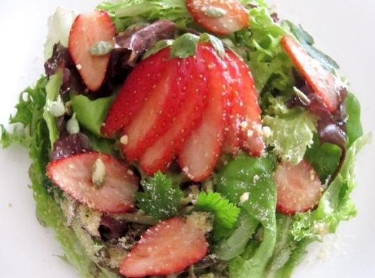 betoverende aardbeien salade
