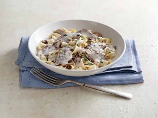 ultieme romige beef stroganoff