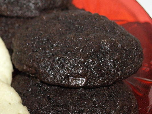 dubbele chocolade brownie koekjes van oma