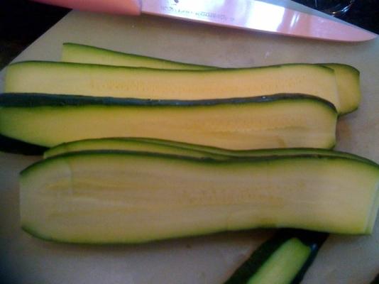 courgette planken gegrild