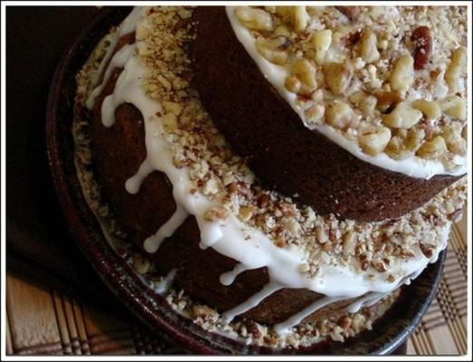 mokka-walnoot gemarmerde bundt cake (dorie greenspan)