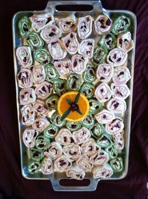 Kenda's Thanksgiving pinwheel roll-ups