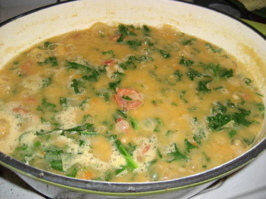 boon en boerenkoolsoep in portugese stijl