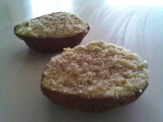 tweemaal gebakken Kumara (zoete aardappel)