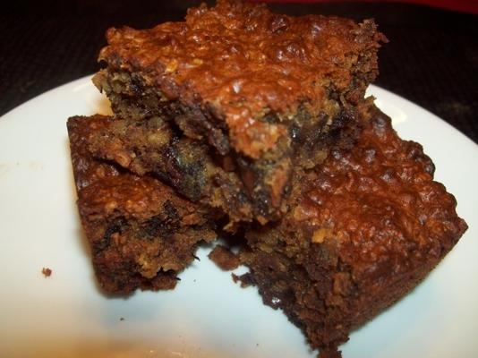 banaan- chocoladeschilfer pindakaasrepen