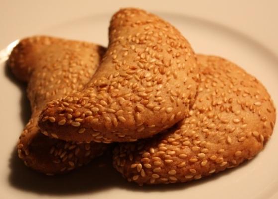 Marokkaanse amandel halve maan koekjes