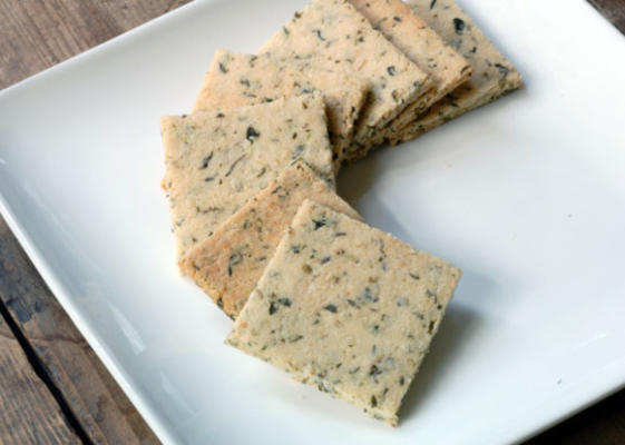 vegan kruid crackers