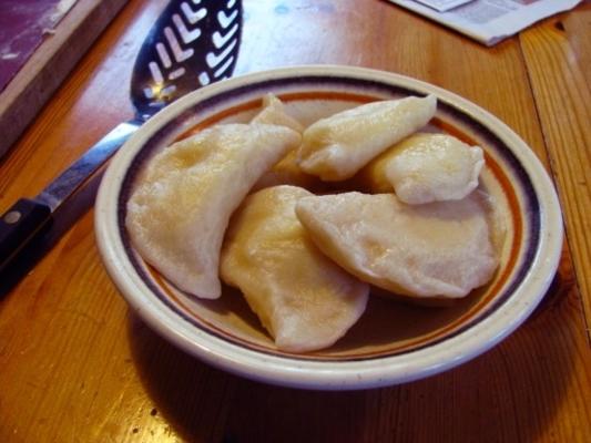 quark en aardappel pierogies