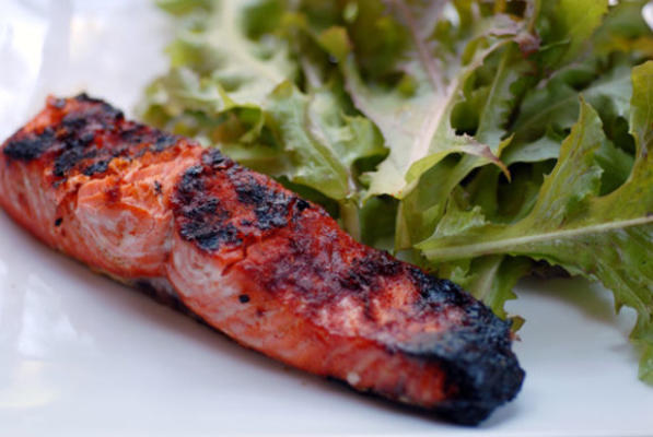 gegrilde zalm paprika