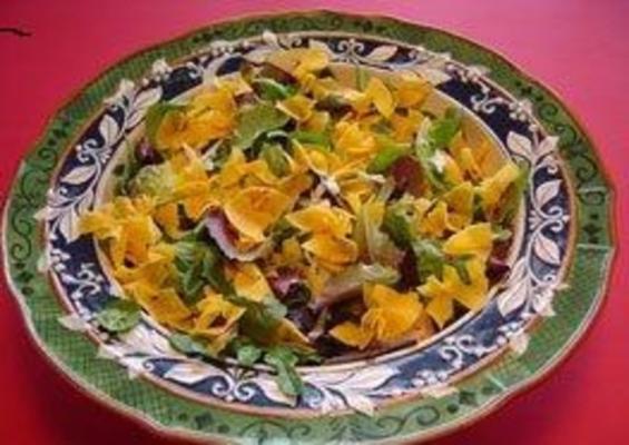 nieuwe millennium salade met tropische dressing