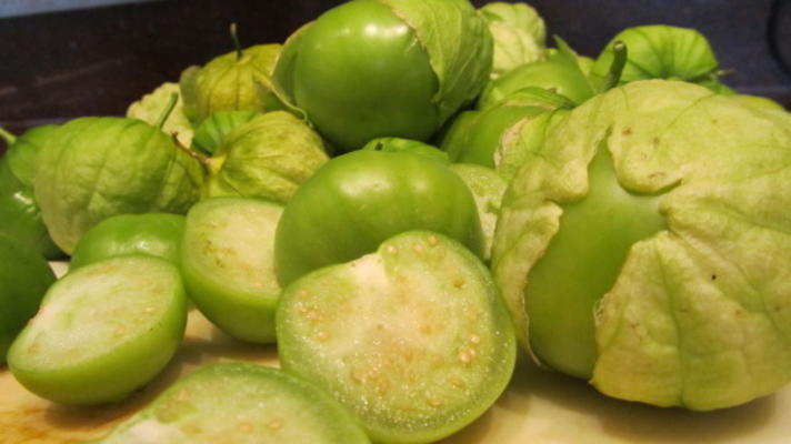 salsa verde geroosterd en ingeblikt