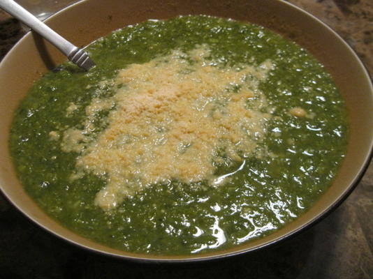spinazie en broccolisoep