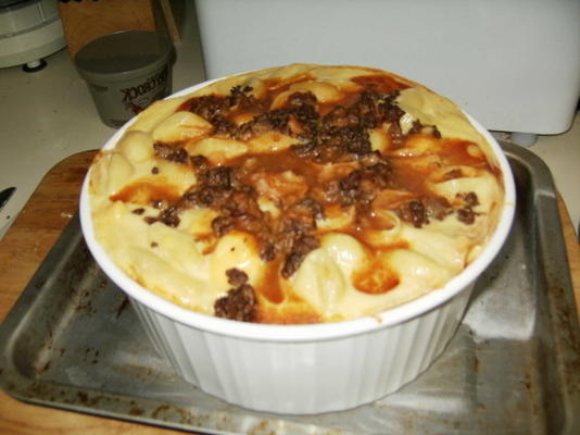 macaroni en drie cheeseburger enchilada lasagne.