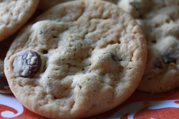 yummiest pindakaas en chocoladeschilferkoekjes