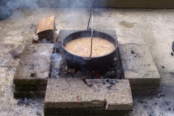 elanden groene chili stoofpot