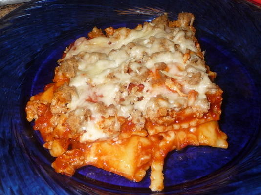 vooruitgaan ravioli kalkoenlasagna