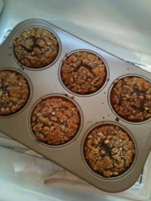 brownie coffeecake muffins