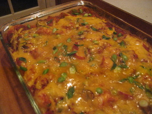 garnalen enchilada (ovenschotel)