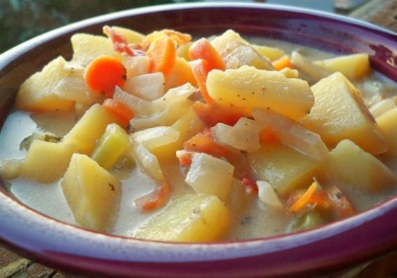 slow cooker stevige aardappelsoep