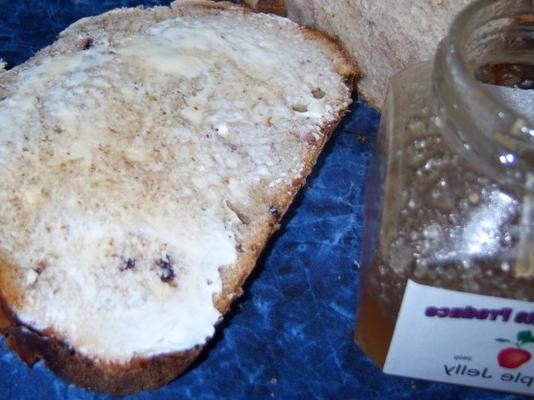 bosbessen, appel en brood (abm)